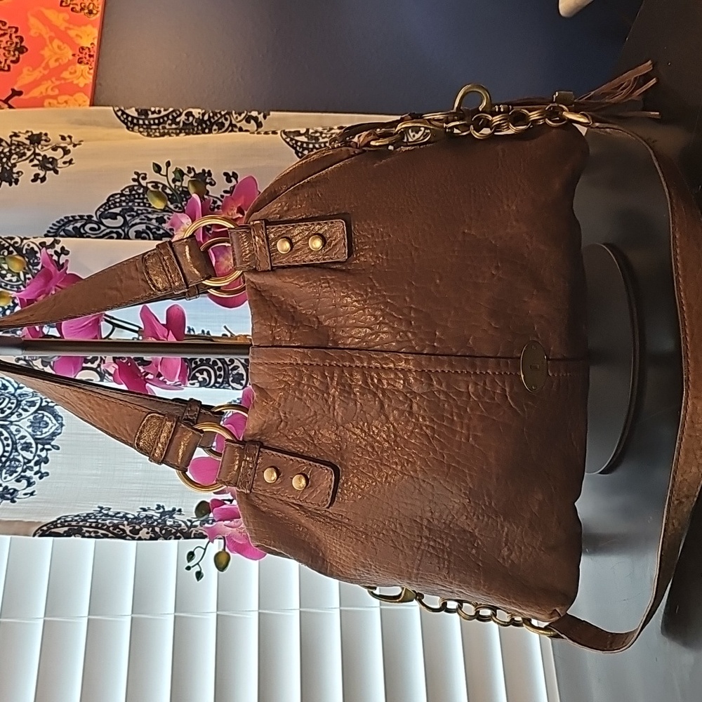 Fossil Leather Shoulder Bag